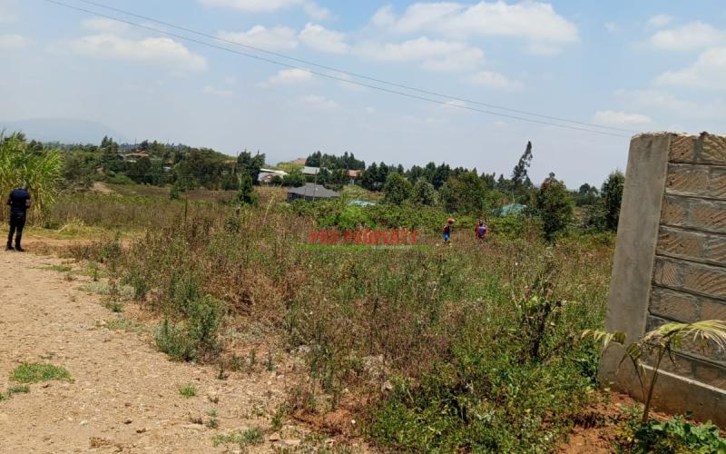 Prime Residential 50 By 100 Plot For Sale In Kikuyu Kamangu