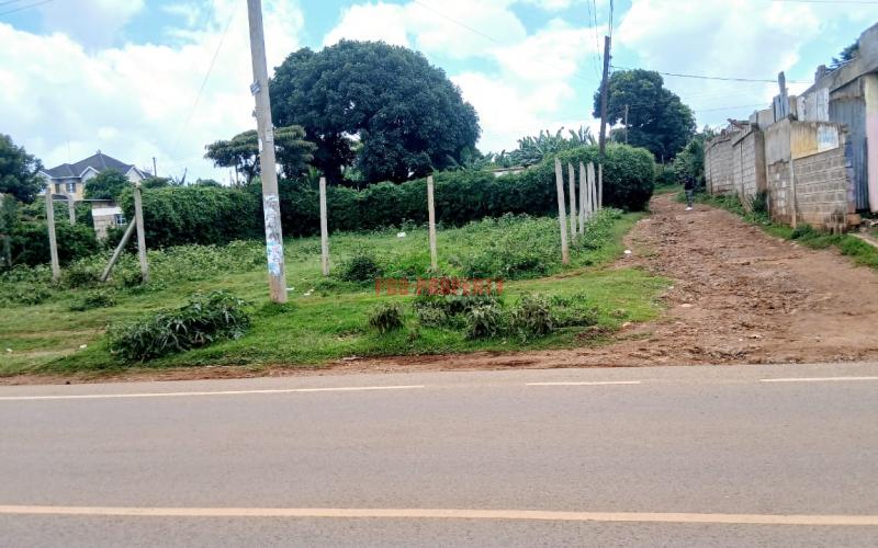 Prime 40 BY 90 Ft Commercial Plot Fronting Tarmac in Gikambura, Kikuyu