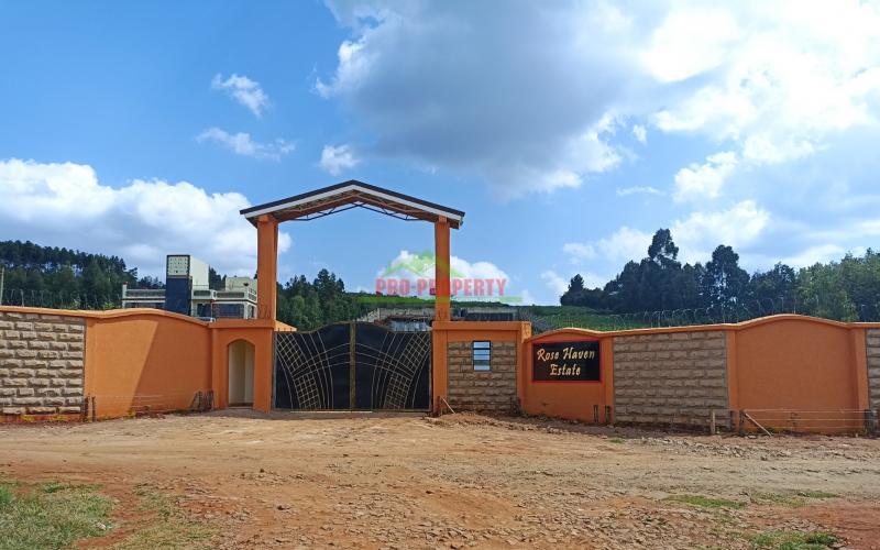 Rose Haven: Residential Plots For Sale In A Controlled Gated Estate In Kikuyu, Ondiri.