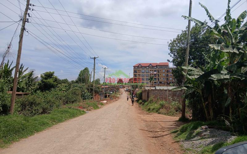 Prime 50 by 100 ft commercial plot for sale in KIkuyu,Kinoo