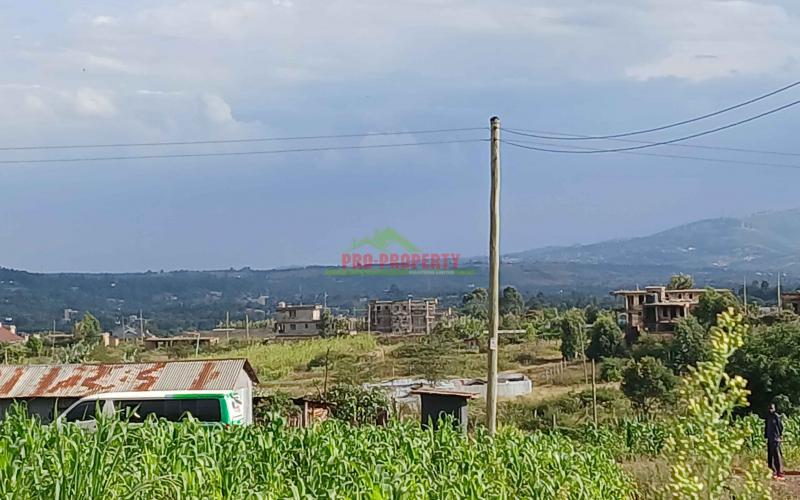 Prime Residential Plot For Sale In Kikuyu,kamangu