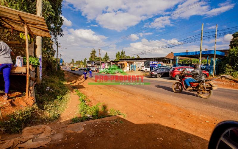 Prime Commercial Plot For Sale In Kikuyu, Thogoto