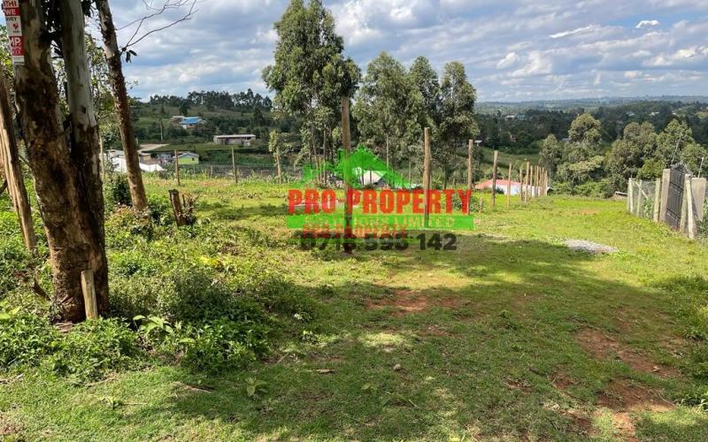 Residential Plot For Sale In Kikuyu, Kamangu (with Nice Views)