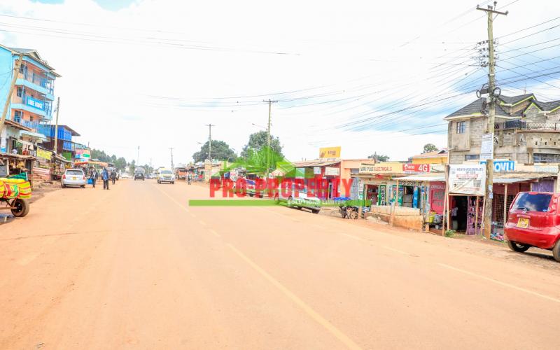 Prime 40 By 80 Ft Commercial Plot For Sale In Kikuyu, Thogoto Shopping Centre - Ready Title Deed