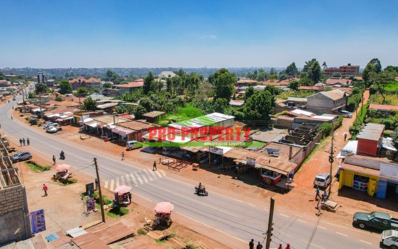 Prime Commercial Plot For Sale In Kikuyu, Thogoto - Fronting Tarmac