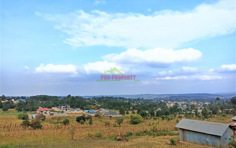 Scenic Residential Plot For Sale In Kikuyu, Kamangu.