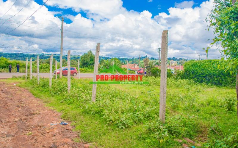Prime Commercial Plot Fronting The Tarmac For Sale In Kikuyu, Gikambura