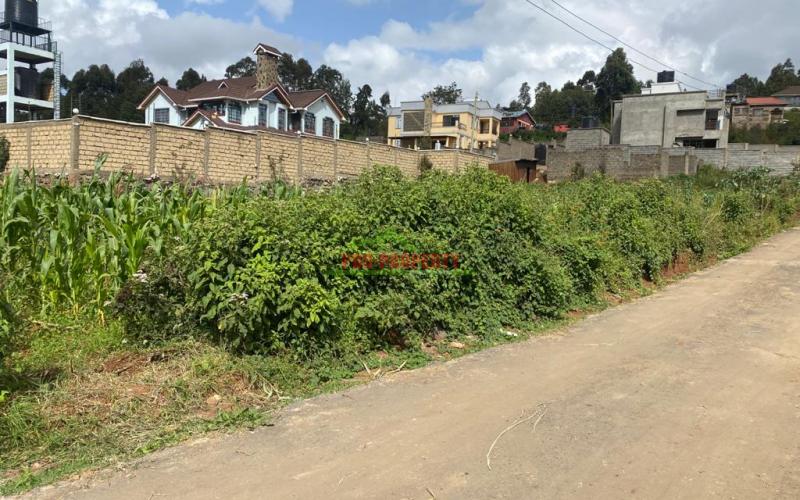 Prime Residential 1/8 Acre Plot For Sale In Kikuyu Gikambura.