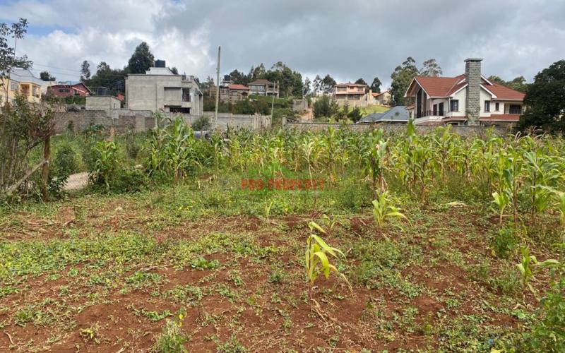 Prime Residential 1/8 Acre Plot For Sale In Kikuyu Gikambura.