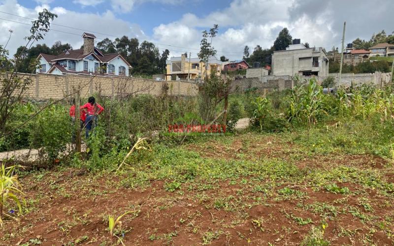 Prime Residential 1/8 Acre Plot For Sale In Kikuyu Gikambura.