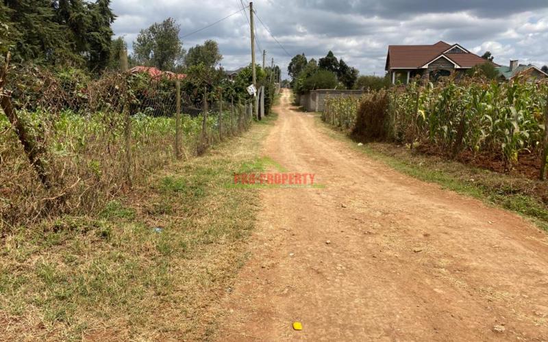 Corner Plot For Sale Touching Tarmac In Kikuyu, Gikambura.