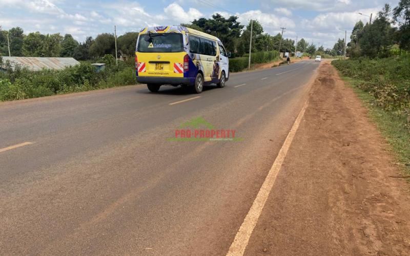 Plot For Sale On Tarmac In Kikuyu, Thigio.