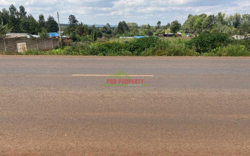 Plot For Sale On Tarmac In Kikuyu, Thigio.