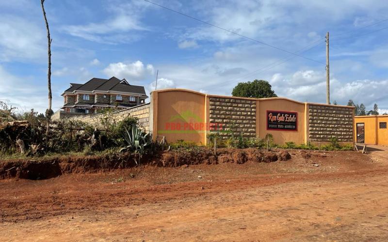 Residential Serviced Plots For Sale In A Controlled Gated Estate In Kikuyu, Lusigetti.
