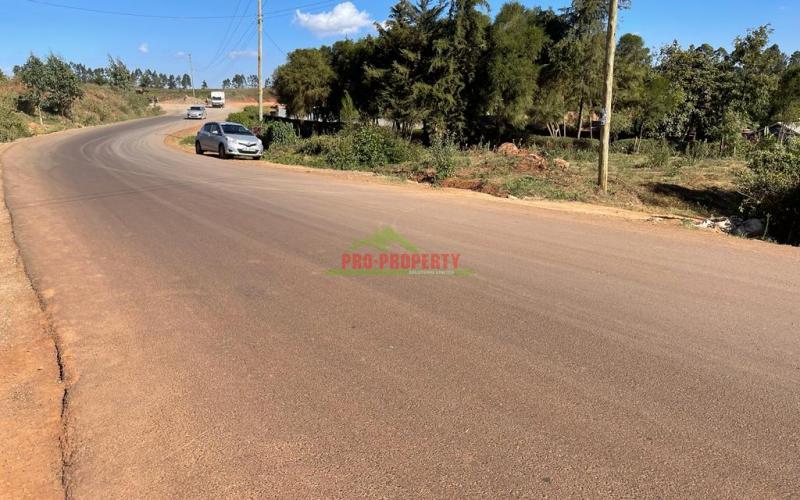 Corner Plot For Sale Touching Tarmac In Kikuyu, Kamangu.