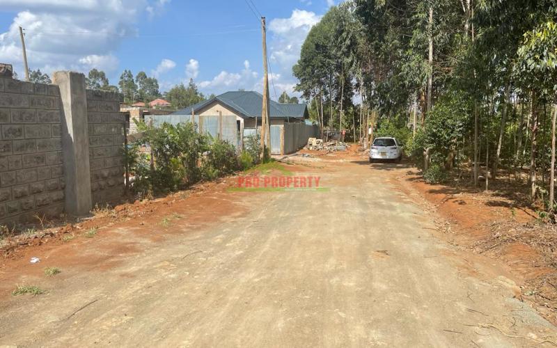 Amazing Plot For Sale In Kikuyu, Kamangu (migumoini Area).