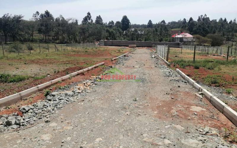 Residential Serviced Plots For Sale In A Controlled Gated Estate In Kikuyu, Gikambura.