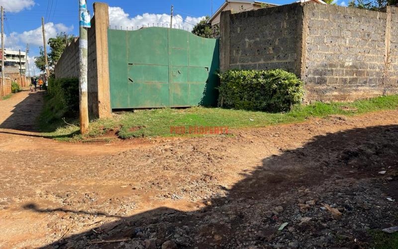 Prime Corner Commercial Plot For Sale In Kinoo Along Waiyaki Way.