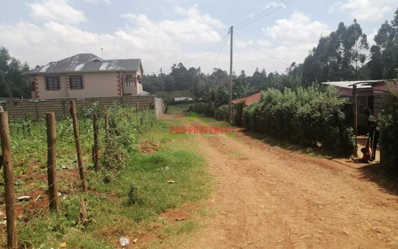 Plot For Sale In Kikuyu, Gikambura.