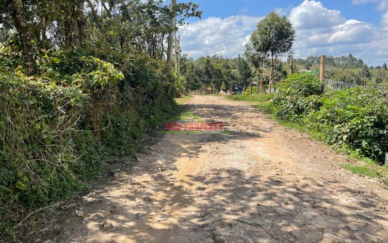 Residential Plot For Sale In Kikuyu, Kamangu (with Nice Views)