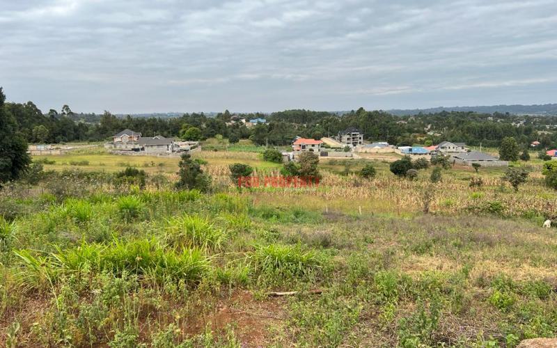 Prime Residential Plot For Sale In Kikuyu, Kamangu