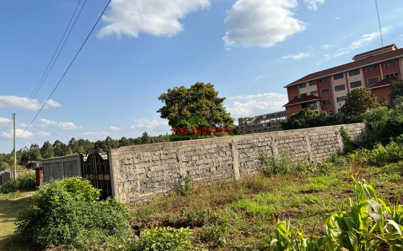 Prime Commercial Plot For Sale In Kikuyu, Thogoto.