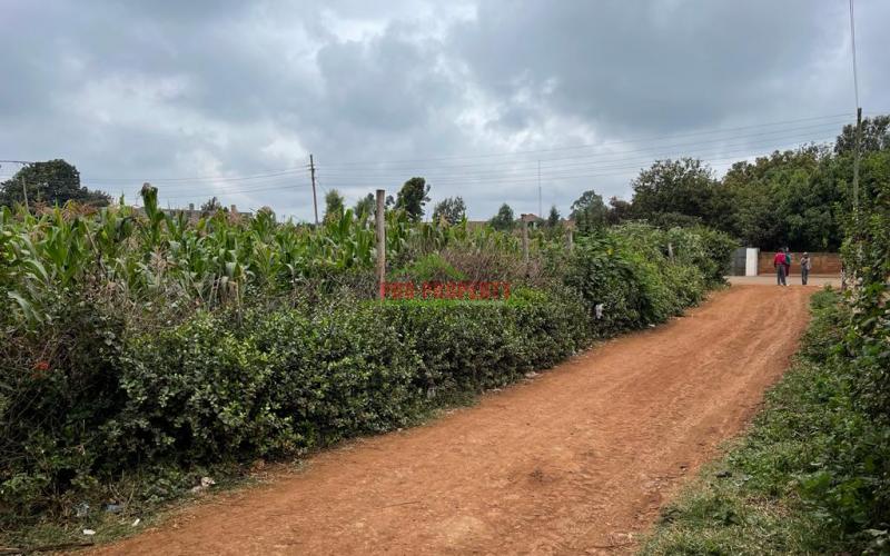 Prime Commercial Corner Plot For Sale In Kikuyu, Gikambura On Tarmac.
