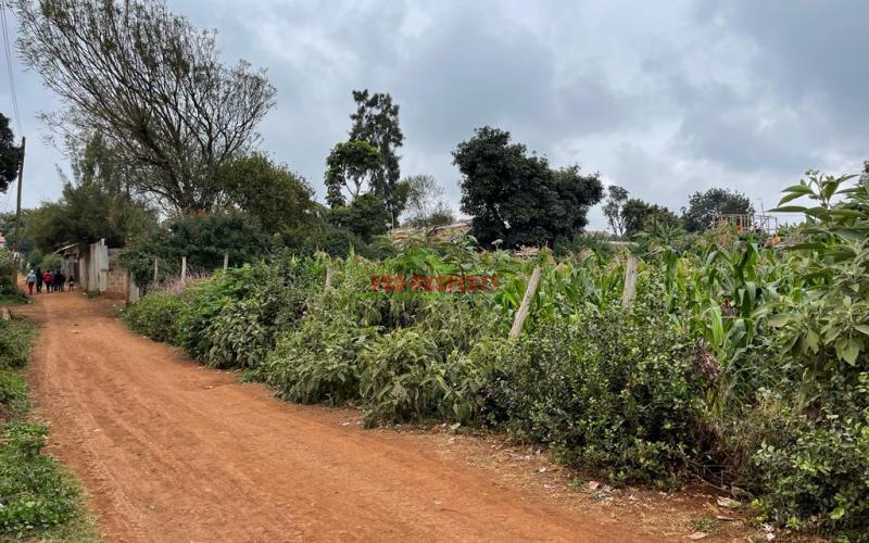 Prime Commercial Corner Plot For Sale In Kikuyu, Gikambura On Tarmac.