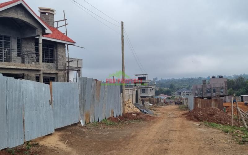Residential Serviced Plot For Sale In A Controlled Gated Estate In Kikuyu, Lusigetti.