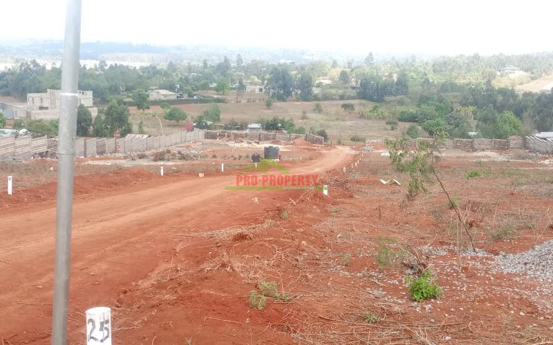 50×100ft Plots  For Sale In Kikuyu Lussigetti(in A Gated Community)