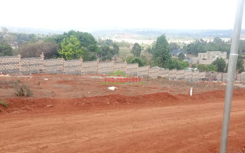 50×100ft Plots  for sale in kikuyu lussigetti(In a gated community)
