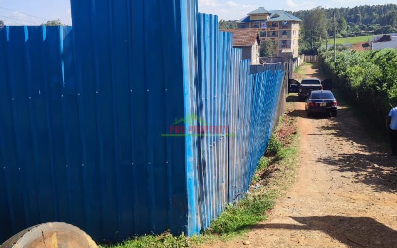 Prime 1\4 Acre Commercial Plot For Lease In Thogoto