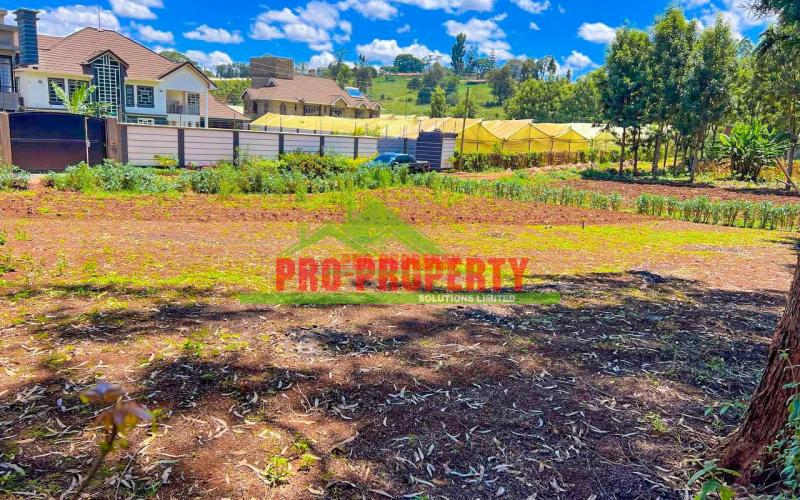 Prime 50 By 100 Residential Plots For Sale In Kikuyu Ondiri.