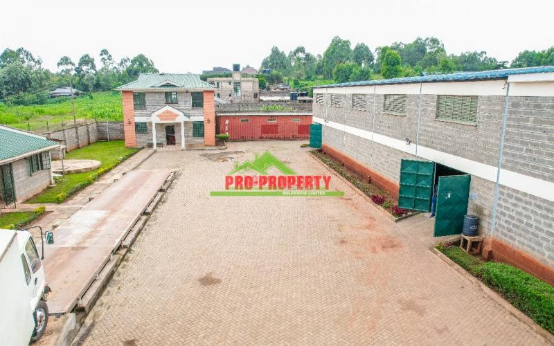 Prime Commercial  Property For Sale In Lusingeti,kikuyu(industrial Property)- Touching Tarmac
