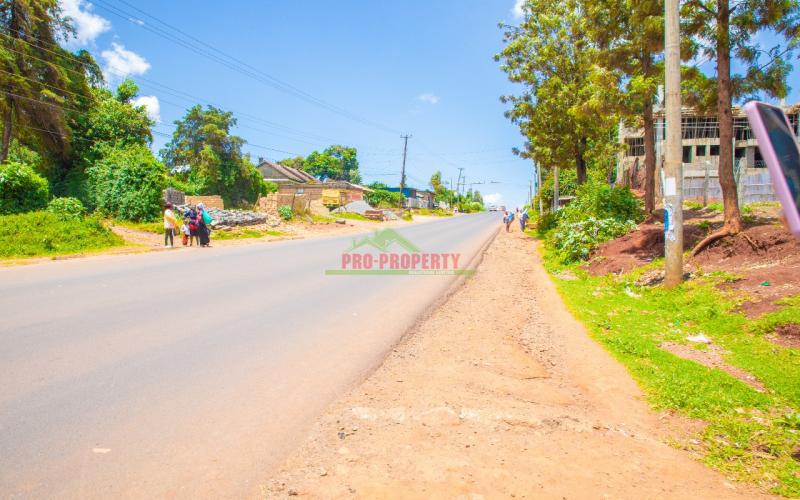 Prime 50 By 100ft Commercial  Plot For Lease In  Kikuyu,thogoto