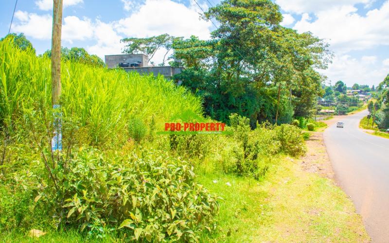 Prime Commercial 55 By 100 Plot For Sale In Kikuyu Thogoto Gikambura.