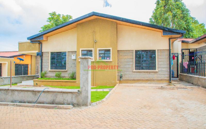 3 Bedroom Bungalow Master En Suite For Sale In Kikuyu Thigio In A Gated Community.