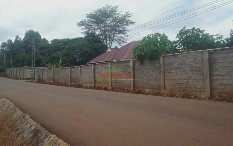 Prime Residential Plot For Sale In  Kikuyu,gikambura