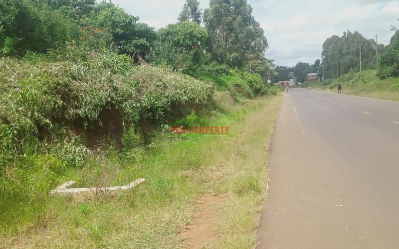 Prime Plot For Sale In Kikuyu,lusigetti(touching Tarmac )