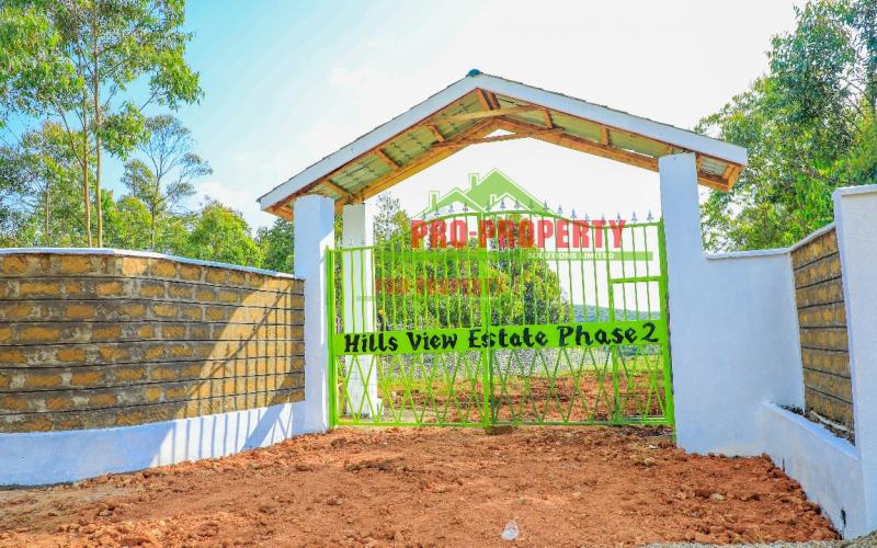 Prime residential plots for sale in a controlled Gated community Kikuyu,Thigio