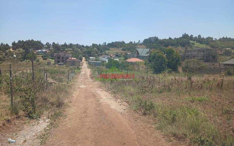 Prime 50*100 Residential Plot For Sale In Kikuyu-kamangu.