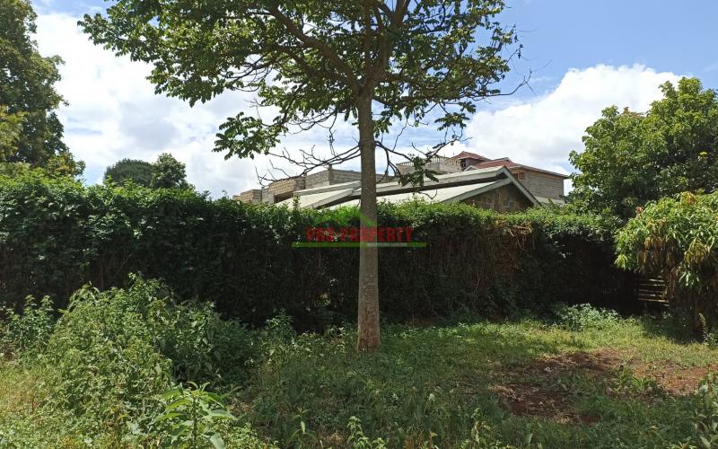 Quarter Acre Touching Tarmac Plot For Sale In Muthiga, Kikuyu
