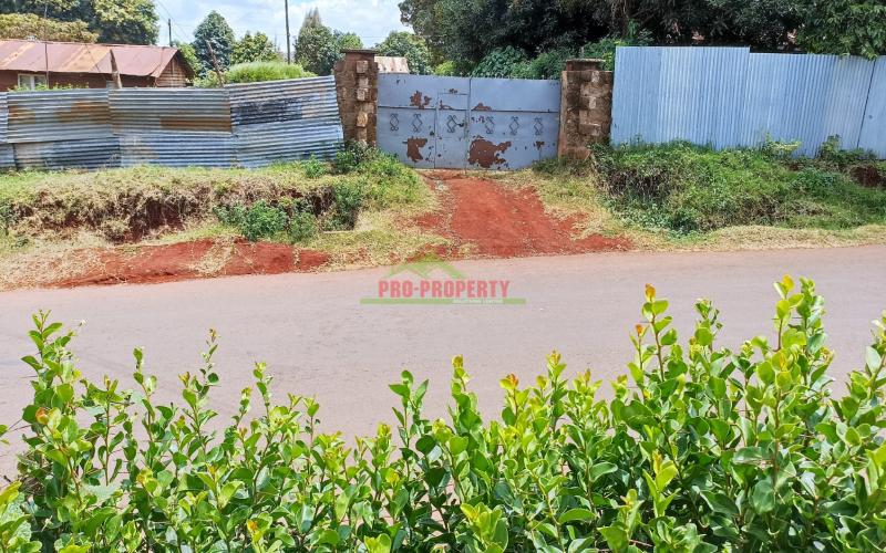 Quarter Acre Touching Tarmac Plot For Sale In Muthiga, Kikuyu