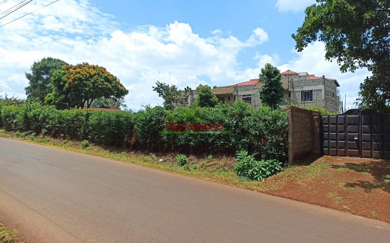 Quarter Acre Touching Tarmac Plot for Sale in Muthiga, Kikuyu