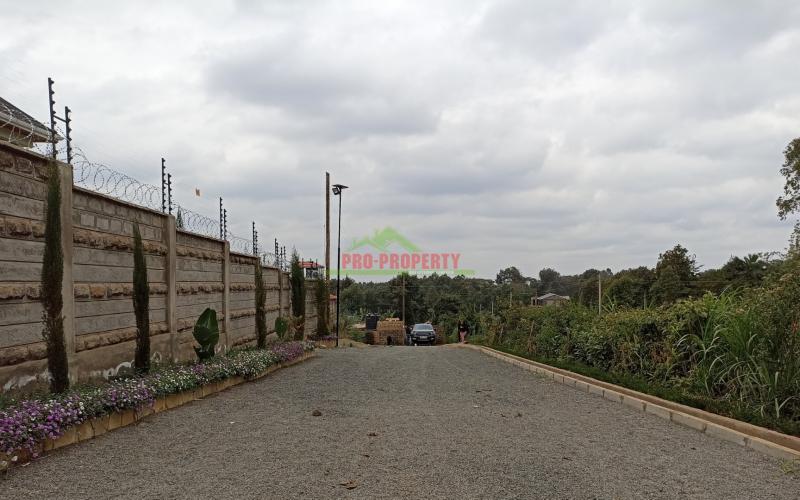 Prime Quarter Acre Plot For Sale In Kikuyu, Mai A Ihii