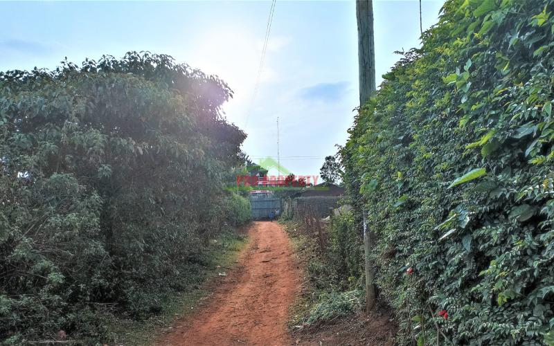 Commercial Quarter Acre Plot For Sale In Kikuyu, Gikambura
