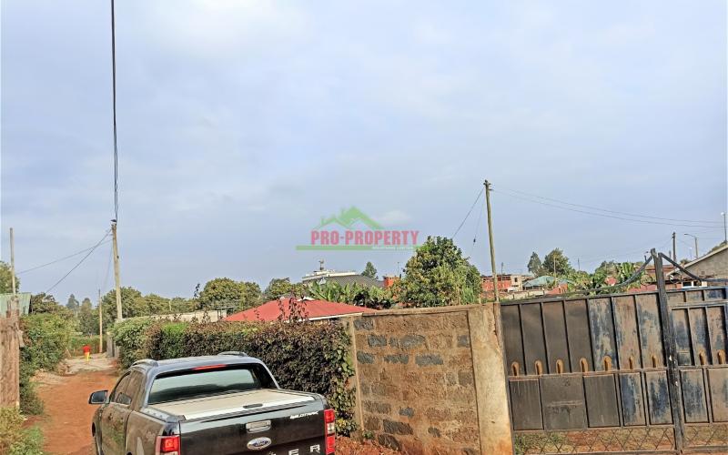 Commercial Quarter Acre Plot For Sale In Kikuyu, Gikambura
