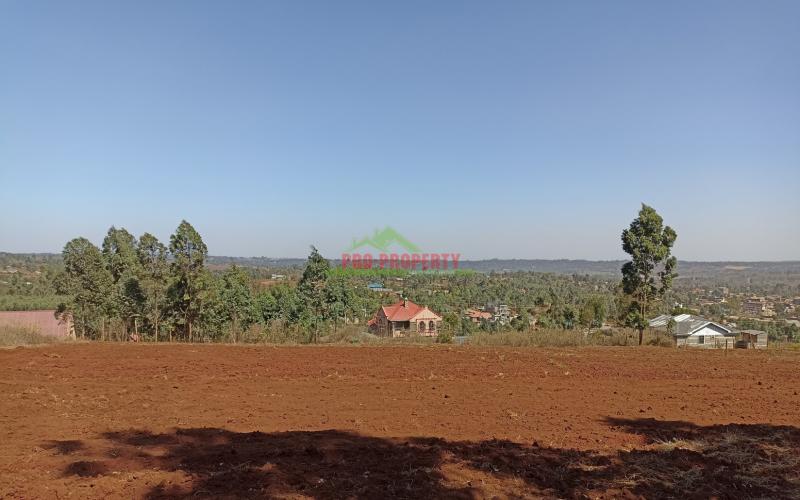 Quarter Acre Prime Residential Plot For Sale In Kikuyu, Kamangu.