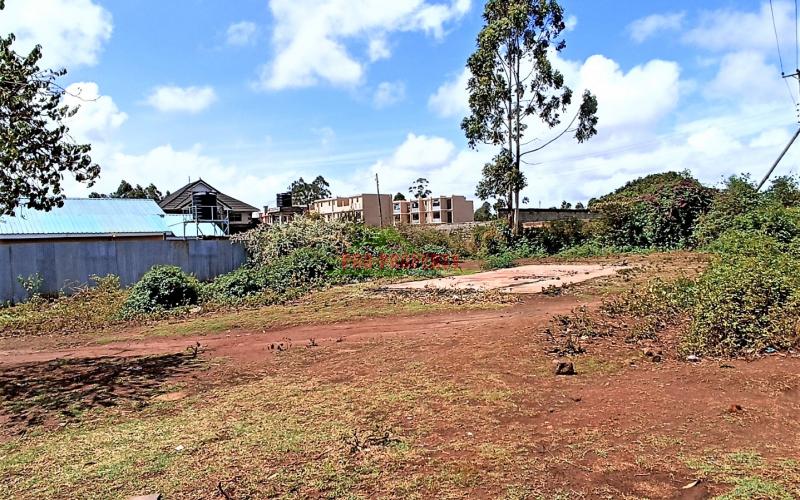 Touching Tarmac Commercial Plot For Sale In Kikuyu At Gikambura