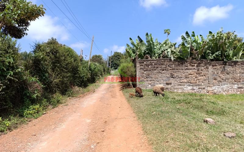 Prime Plot For Sale In Kikuyu, Alliance – Fronting Tarmac